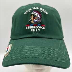 USGA 2018 U.S. Open Shinnecock Hills Green Adjustable Golf Hat OSFM Classic Prep